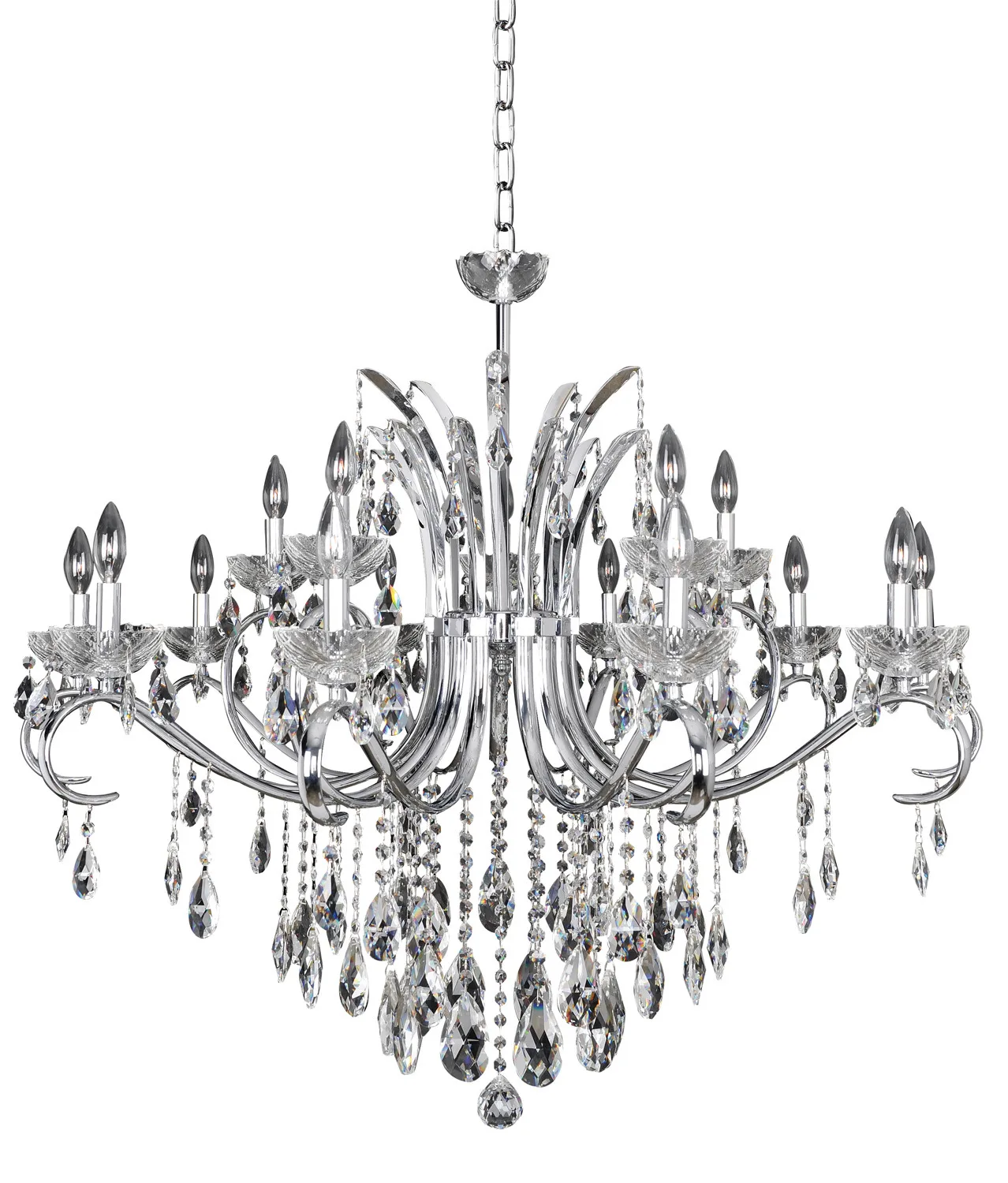 Catalani 15 Light Chandelier in Chrome