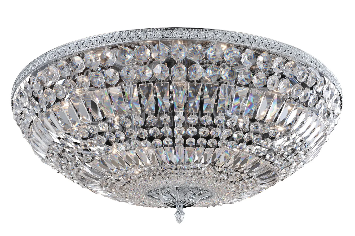 Lemire 12 Light Flush Mount in Chrome