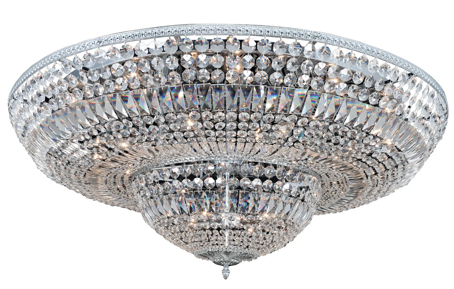 Lemire 24 Light Flush Mount in Chrome