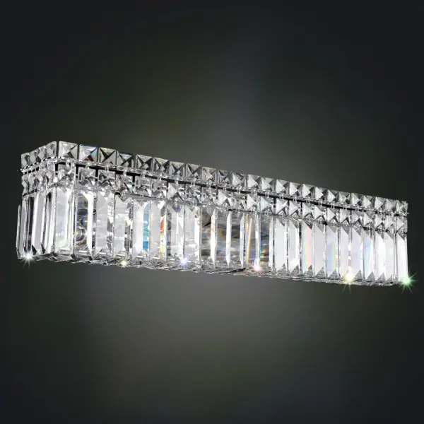 Brilliant Crystal Vanity Light with Jewelry-Like Elegance