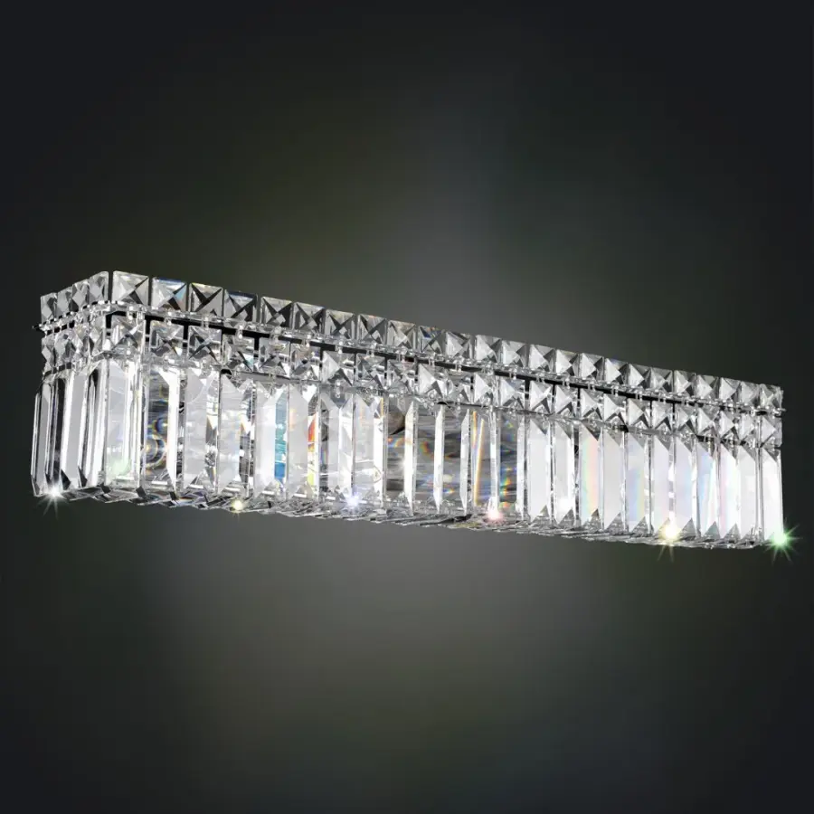 Brilliant Crystal Vanity Light with Jewelry-Like Elegance