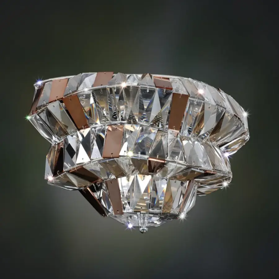 Gehry 2-Light Wall Sconce in Polished Chrome