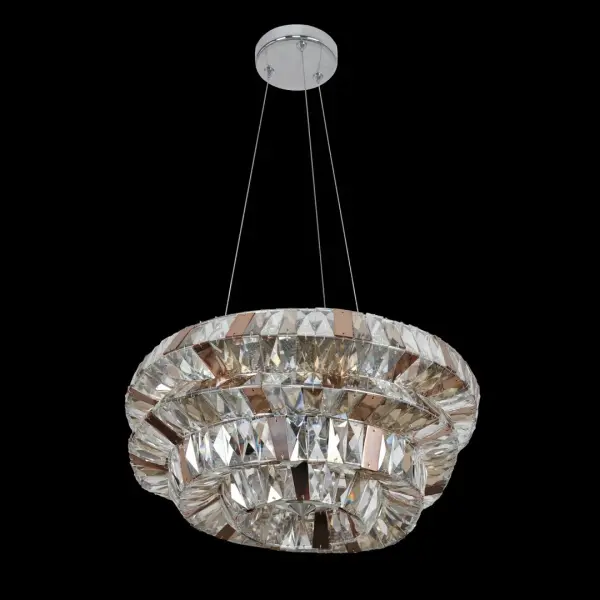 Gehry 18" Crystal Pendant in Polished Chrome