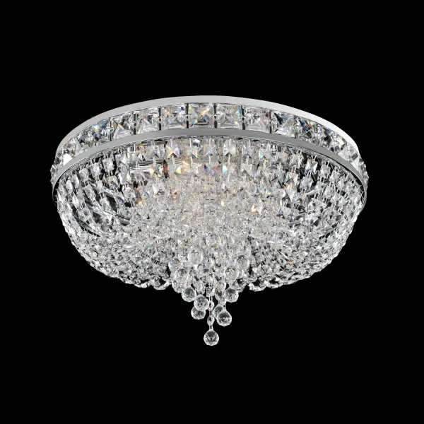 Cascata 18" Flush Mount in Polished Chrome