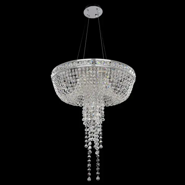 Cascata 24" Convertible Pendant in Polished Chrome