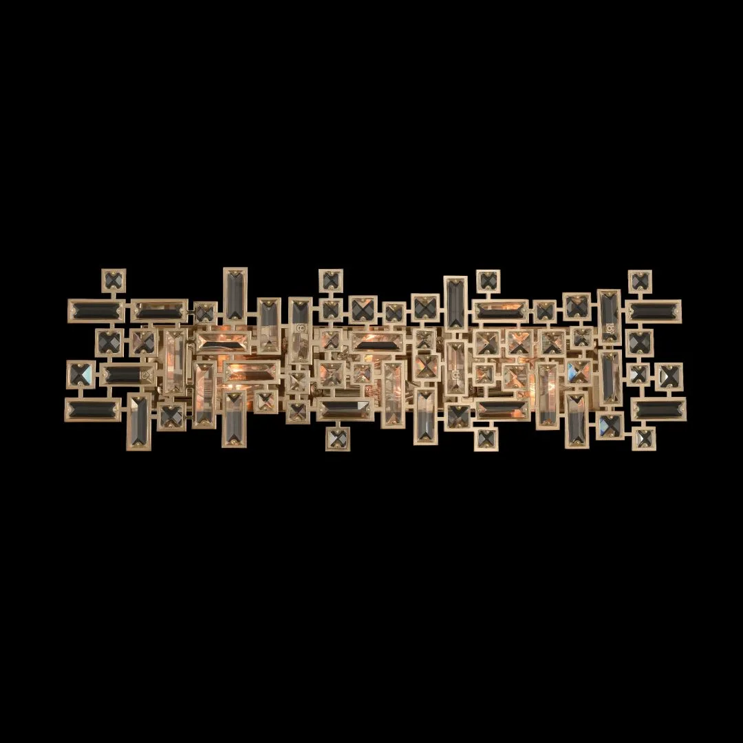 Vermeer 30" Bath Light in Brushed Champagne Gold