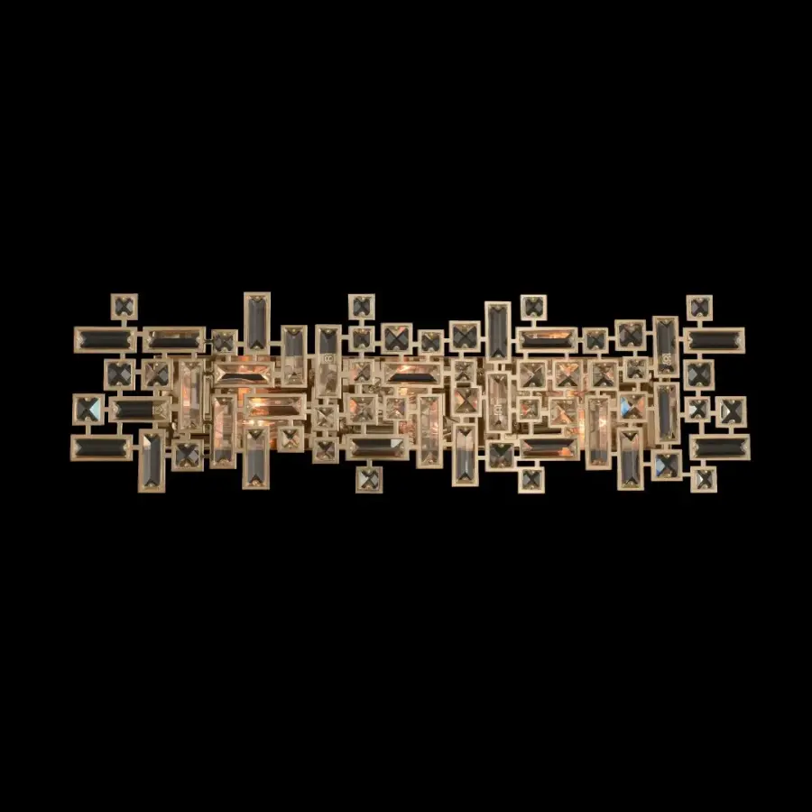 Vermeer 30" Bath Light in Brushed Champagne Gold