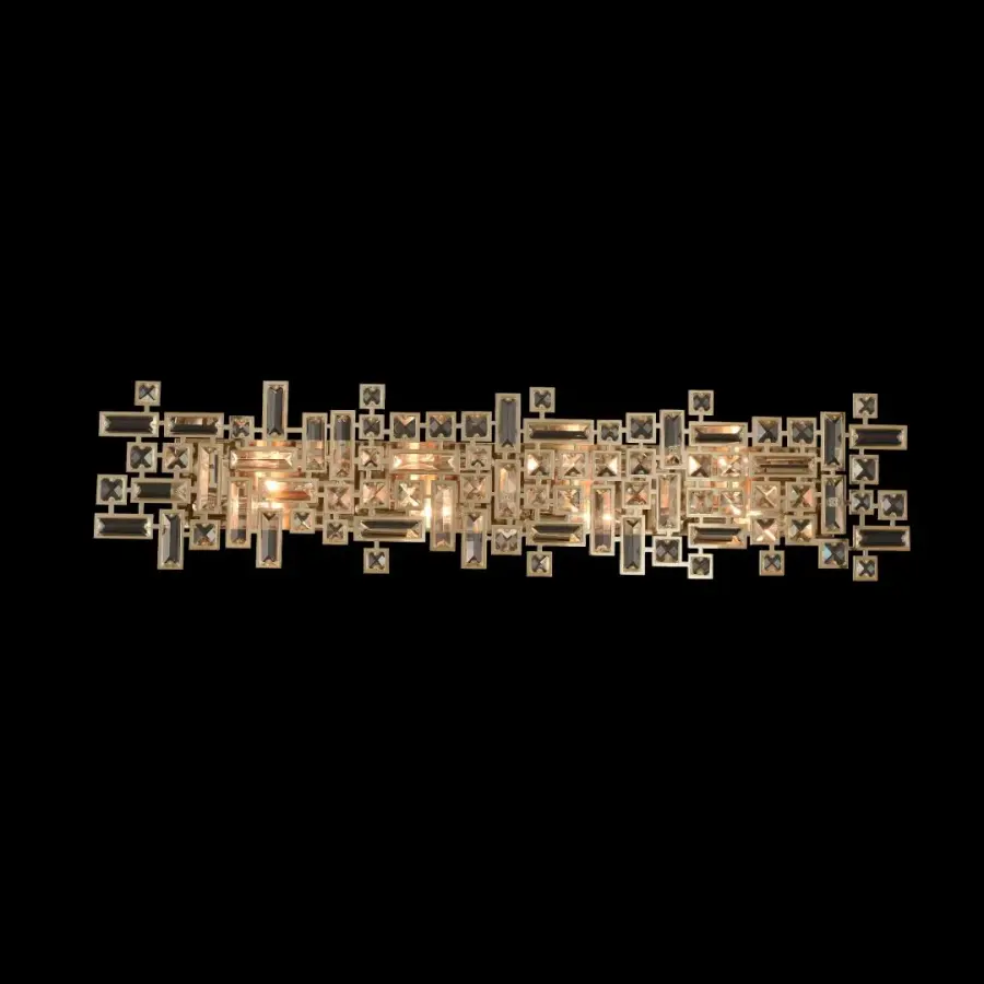 Vermeer 38" Bath Light in Brushed Champagne Gold