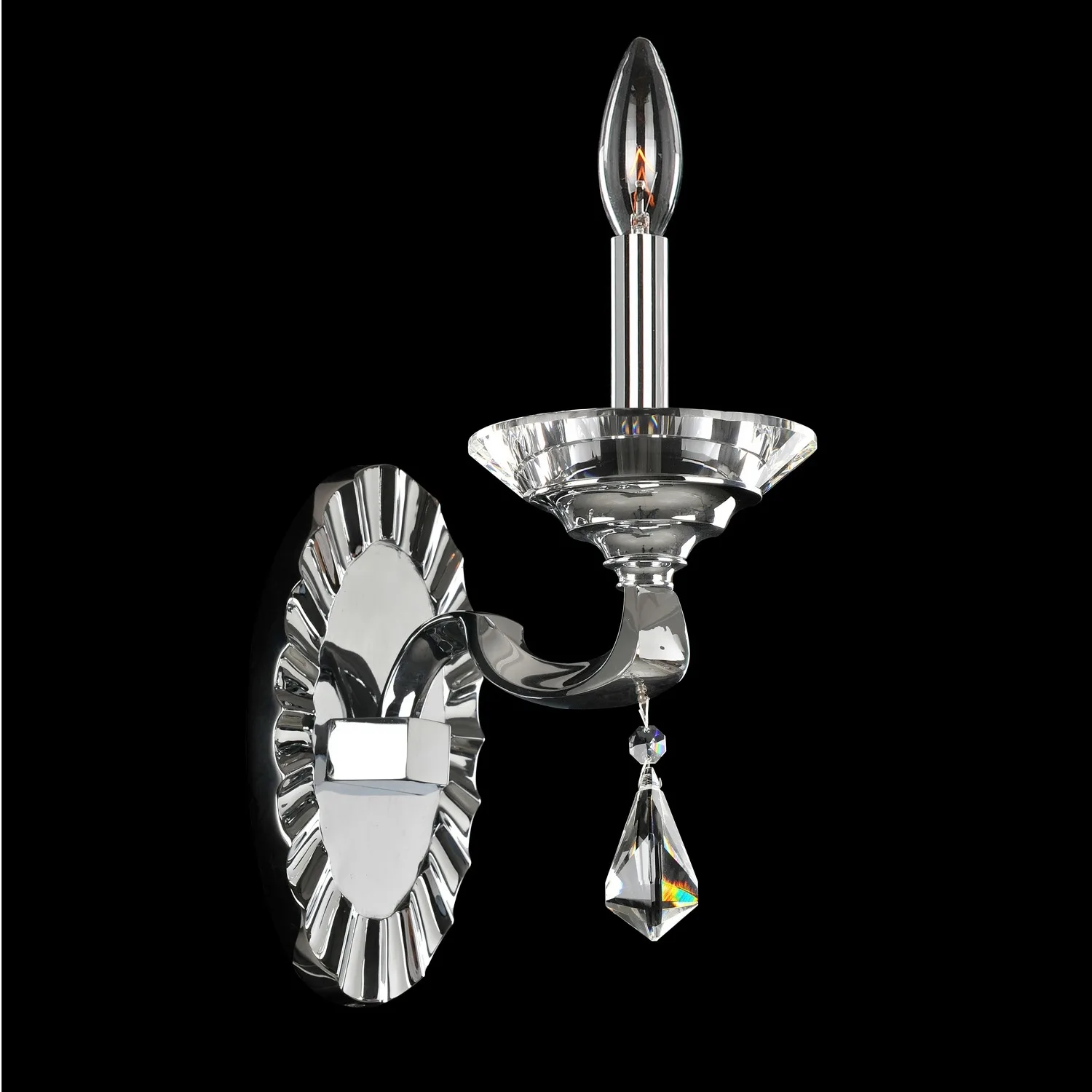 Cosimo One Light Wall Bracket in Chrome