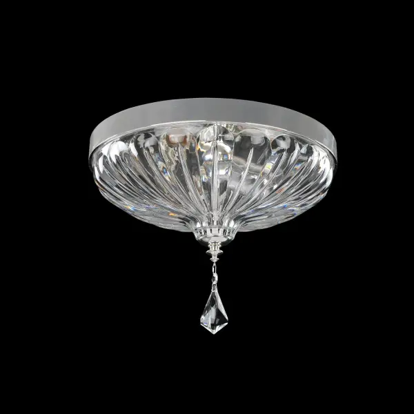 Orecchini 13" Crystal Flush Mount