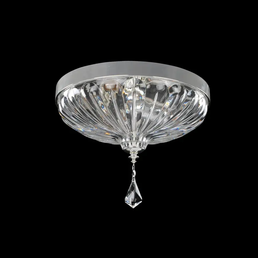 Orecchini 13" Crystal Flush Mount