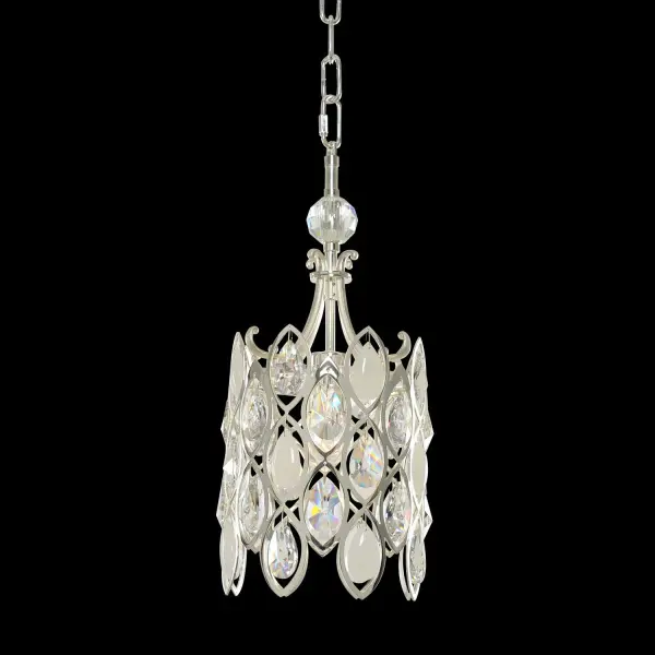Prive 1 Light Mini Pendant in Silver