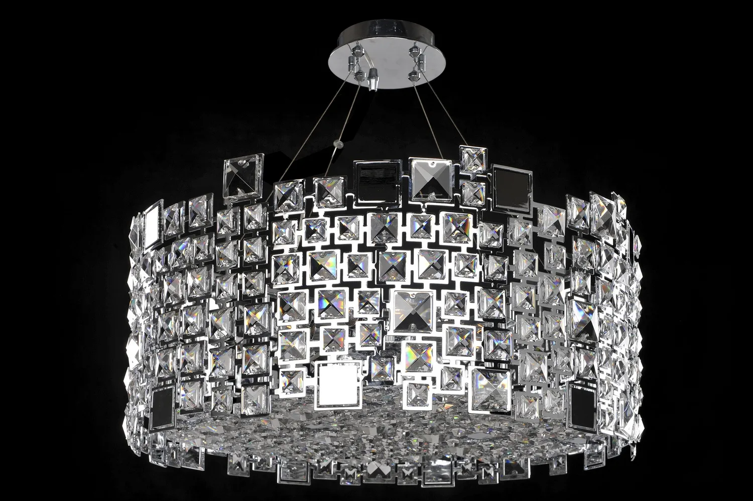 Dolo Eight Light Pendant in Chrome