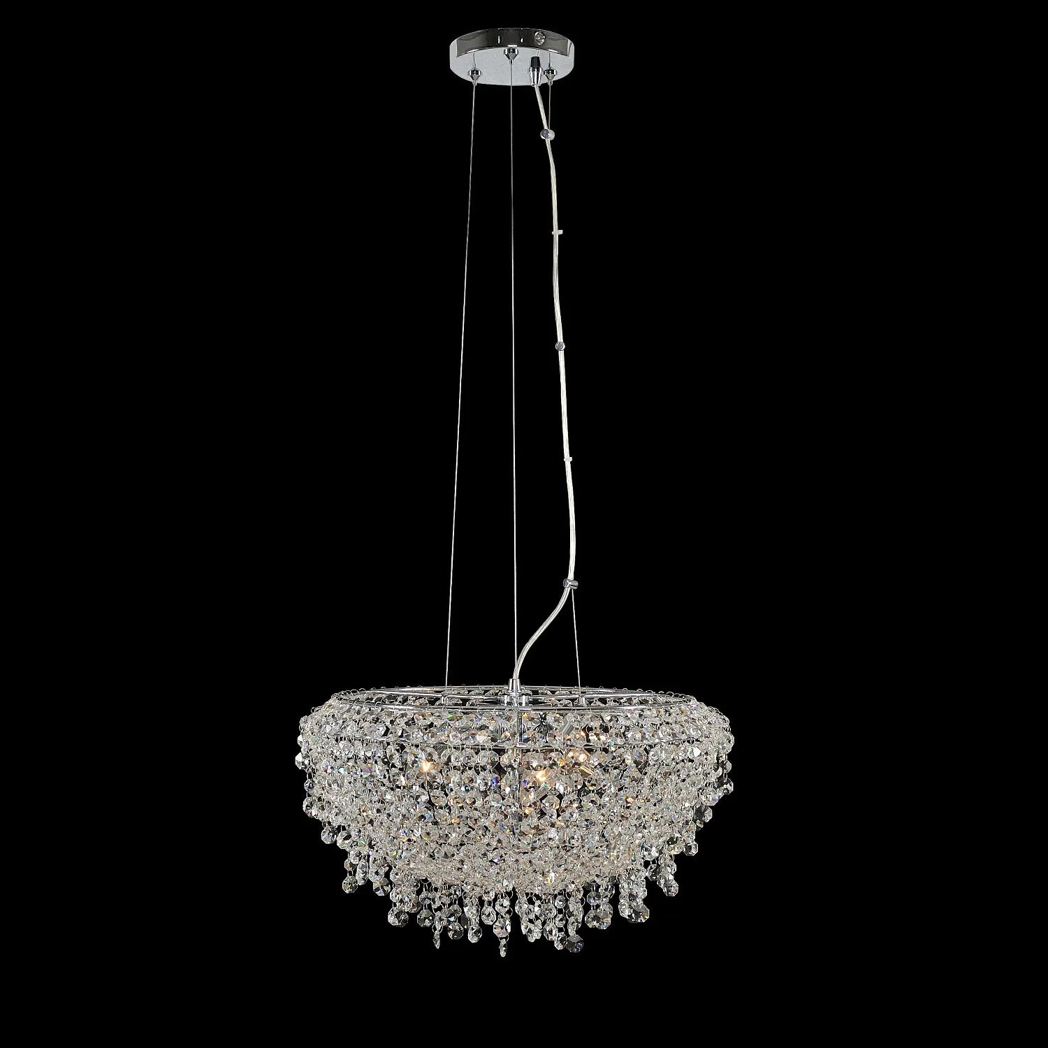 Voltare Three Light Pendant in Chrome