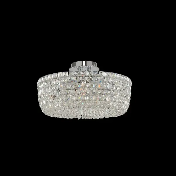 Cesano 18" Semi-Flush Mount in Polished Chrome