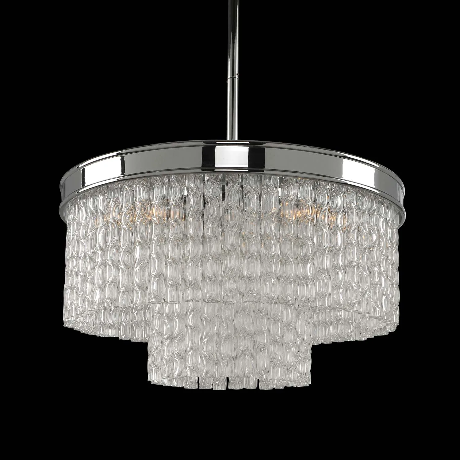 Savena Five Light Pendant in Chrome