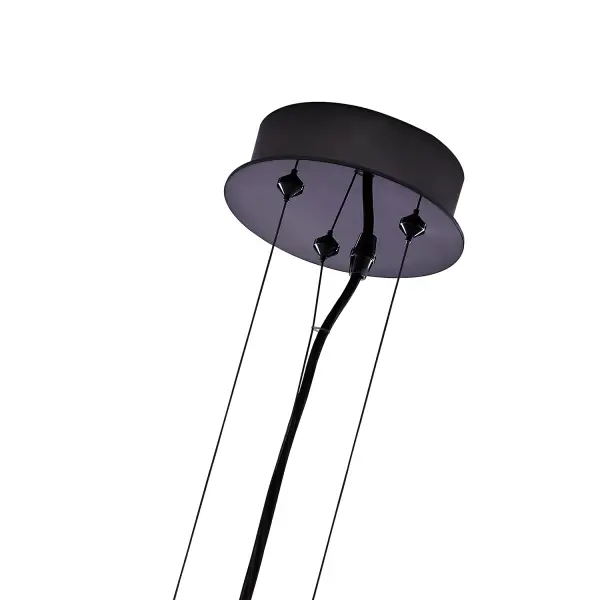 Glacier 10-Inch LED Crystal Pendant in Black Nickel - Image 5