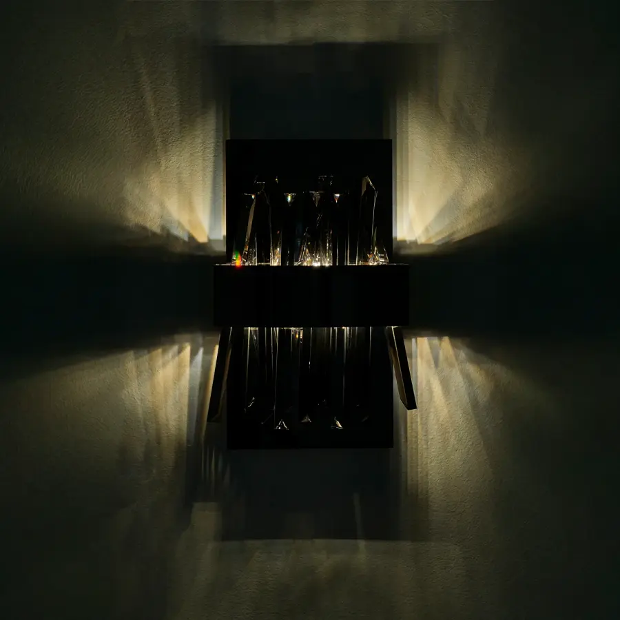 Glacier 12-Inch LED Wall Sconce in Black Nickel - Image 4