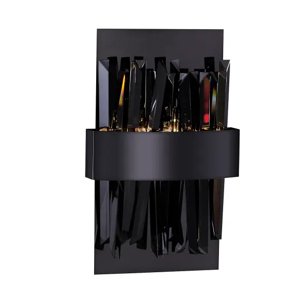 Glacier 12-Inch LED Wall Sconce in Black Nickel - Image 6
