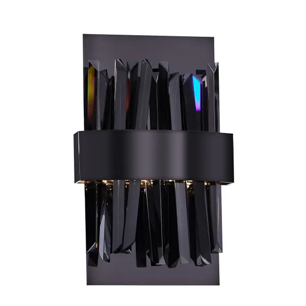 Glacier 12-Inch LED Wall Sconce in Black Nickel - Image 7