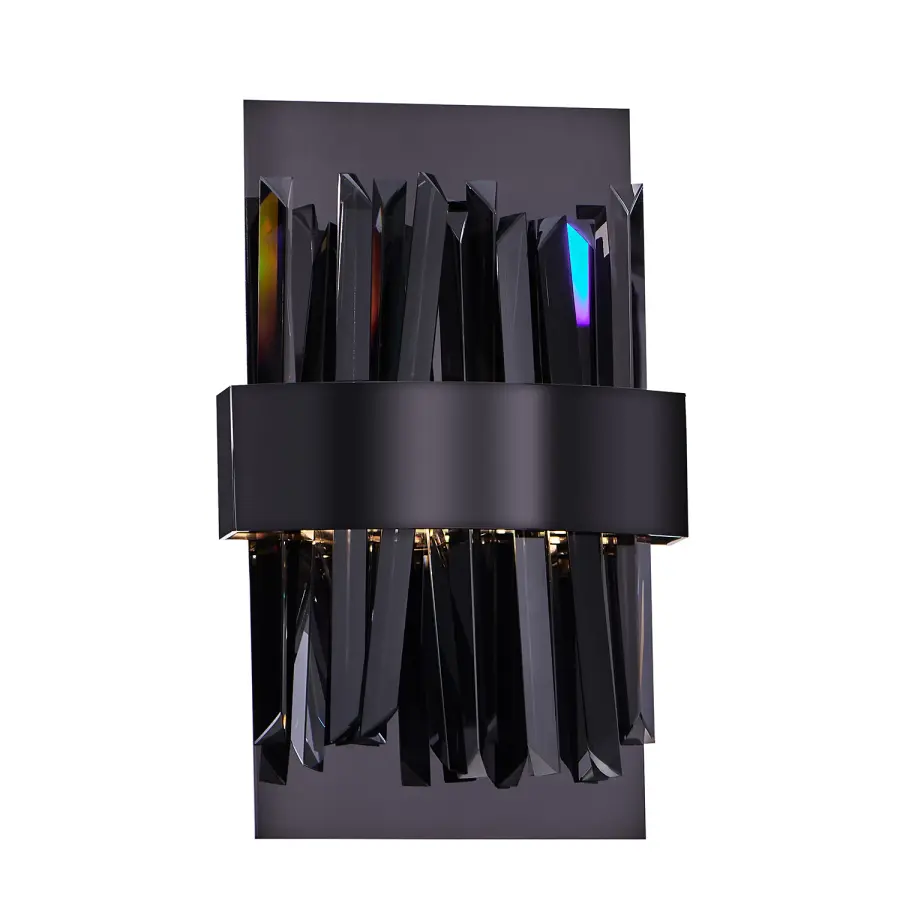 Glacier 12-Inch LED Wall Sconce in Black Nickel - Image 7