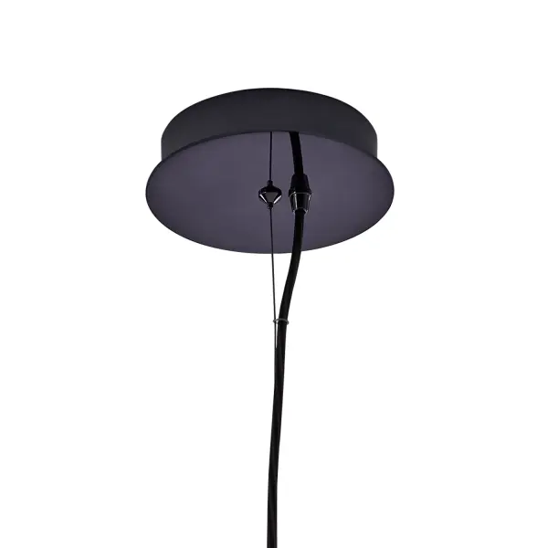 Glacier 42" LED Black Nickel Wave Linear Pendant - Image 3