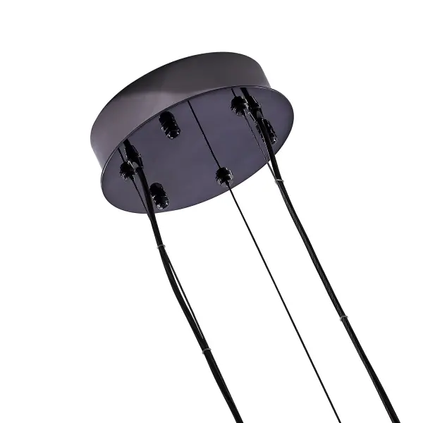 Glacier 32" LED Crystal Pendant in Black Nickel - Image 5