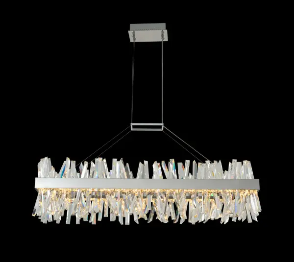 Glacier 48" LED Island Pendant in Polished Chrome
