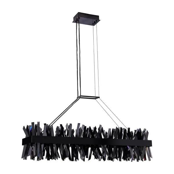Glacier 48" LED Linear Pendant in Black Nickel - Image 3
