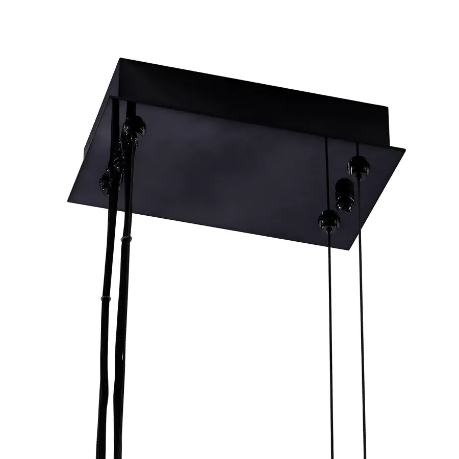 Glacier 48" LED Linear Pendant in Black Nickel - Image 5