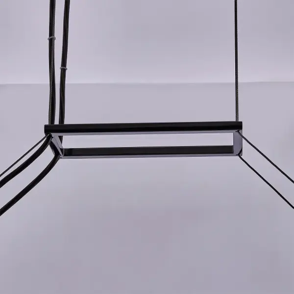 Glacier 48" LED Linear Pendant in Black Nickel - Image 6
