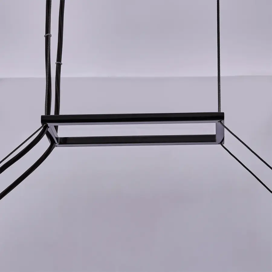 Glacier 48" LED Linear Pendant in Black Nickel - Image 6