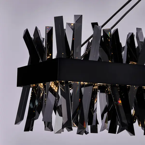Glacier 48" LED Linear Pendant in Black Nickel - Image 7