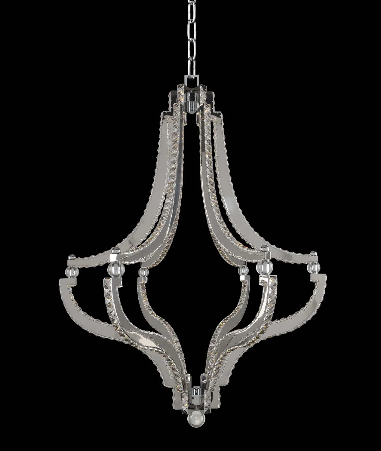 Cambria LED Pendant in Chrome