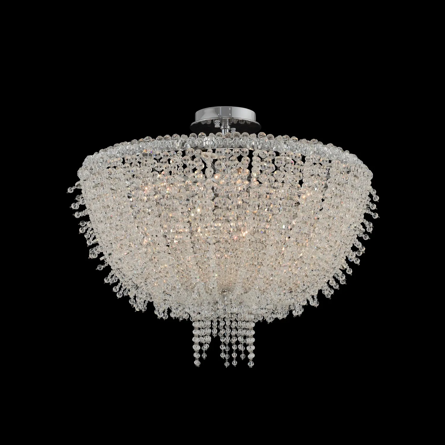 Cielo Eight Light Flush Mount in Chrome