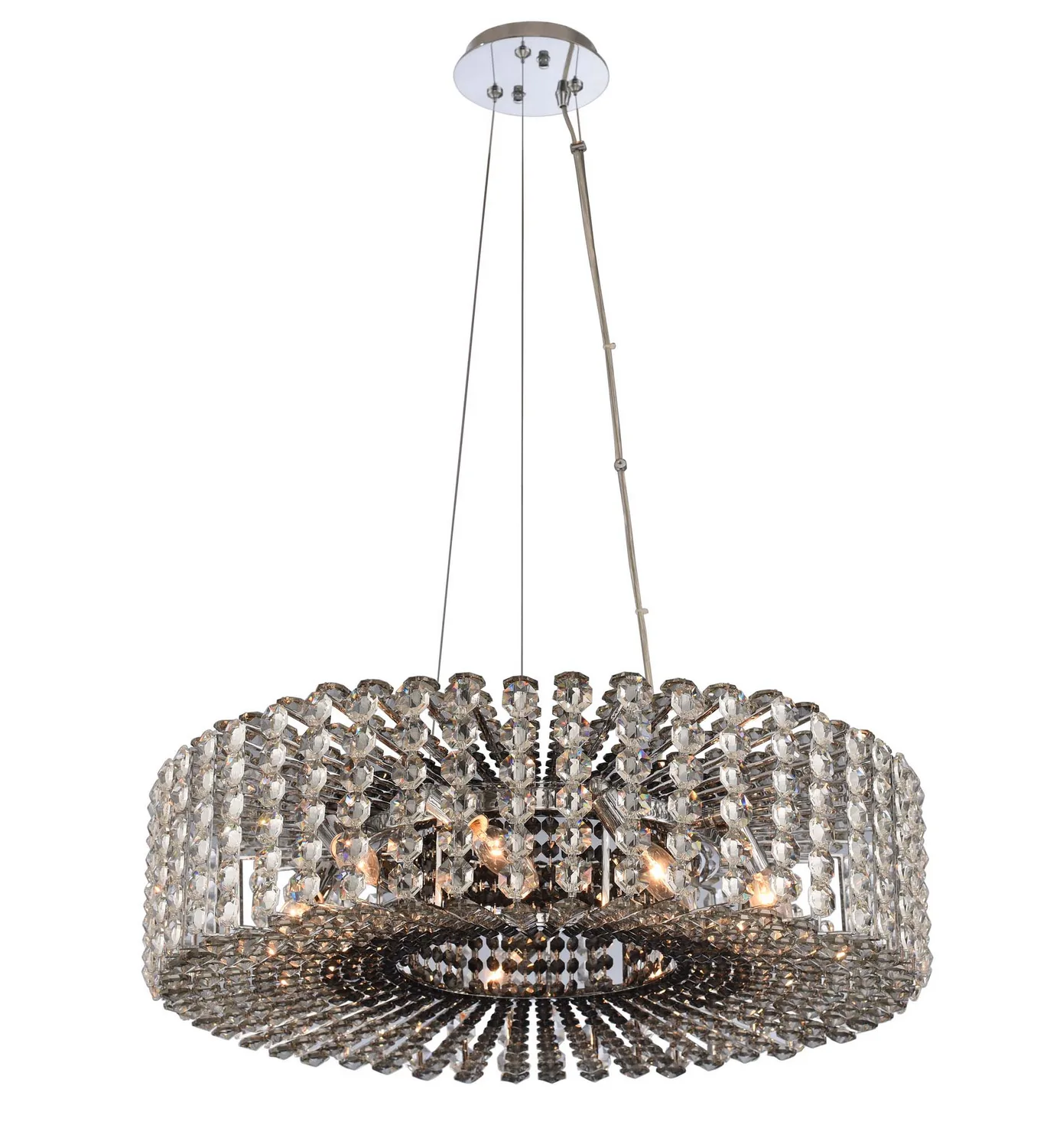 Anello Nine Light Pendant in Chrome