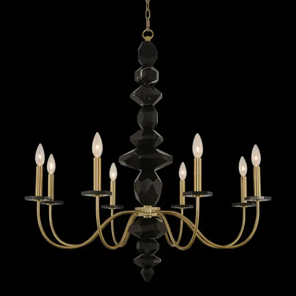 Piedra 8-Light Chandelier in Champagne Gold