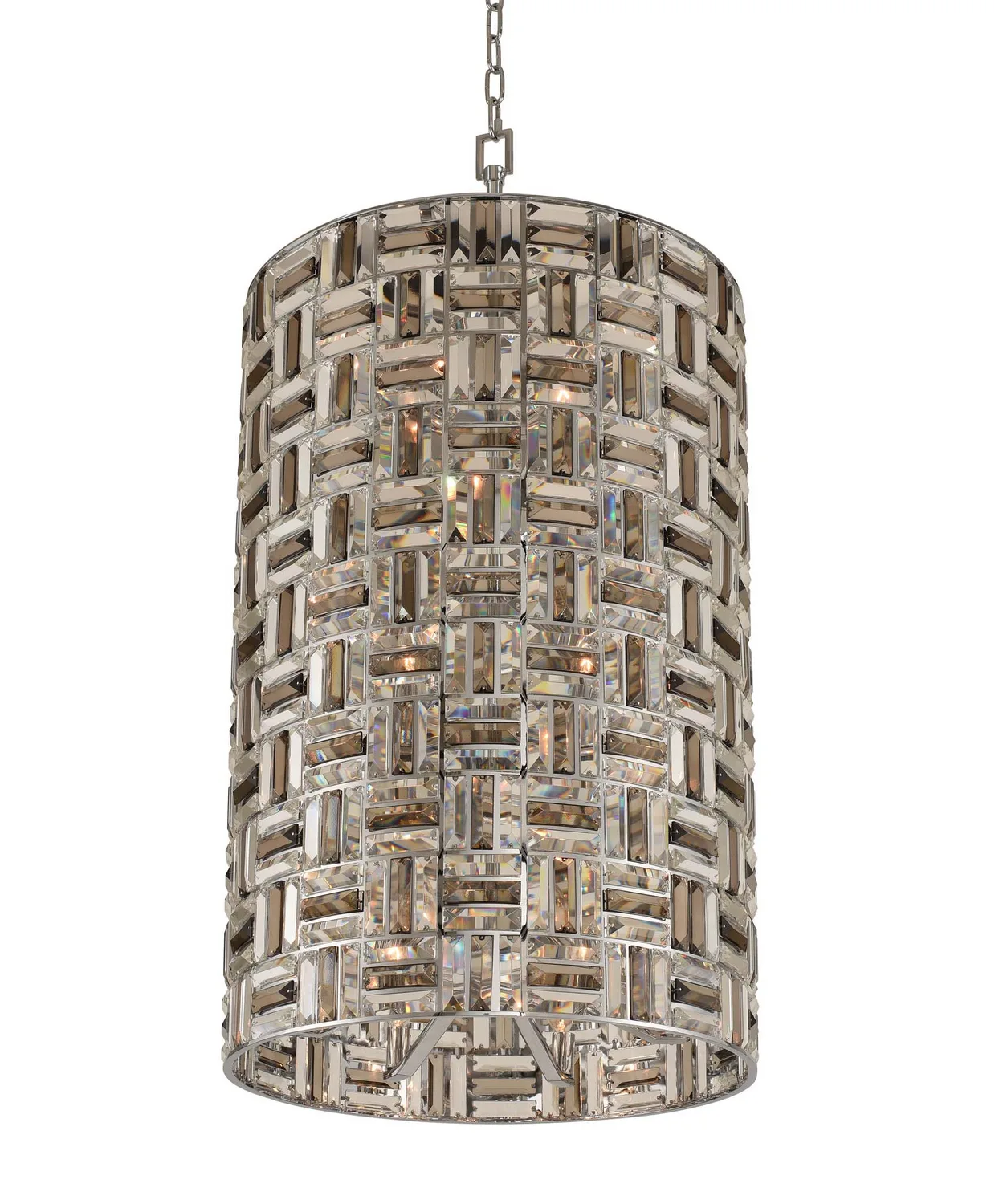 Modello 18 Light Foyer Pendant in Chrome
