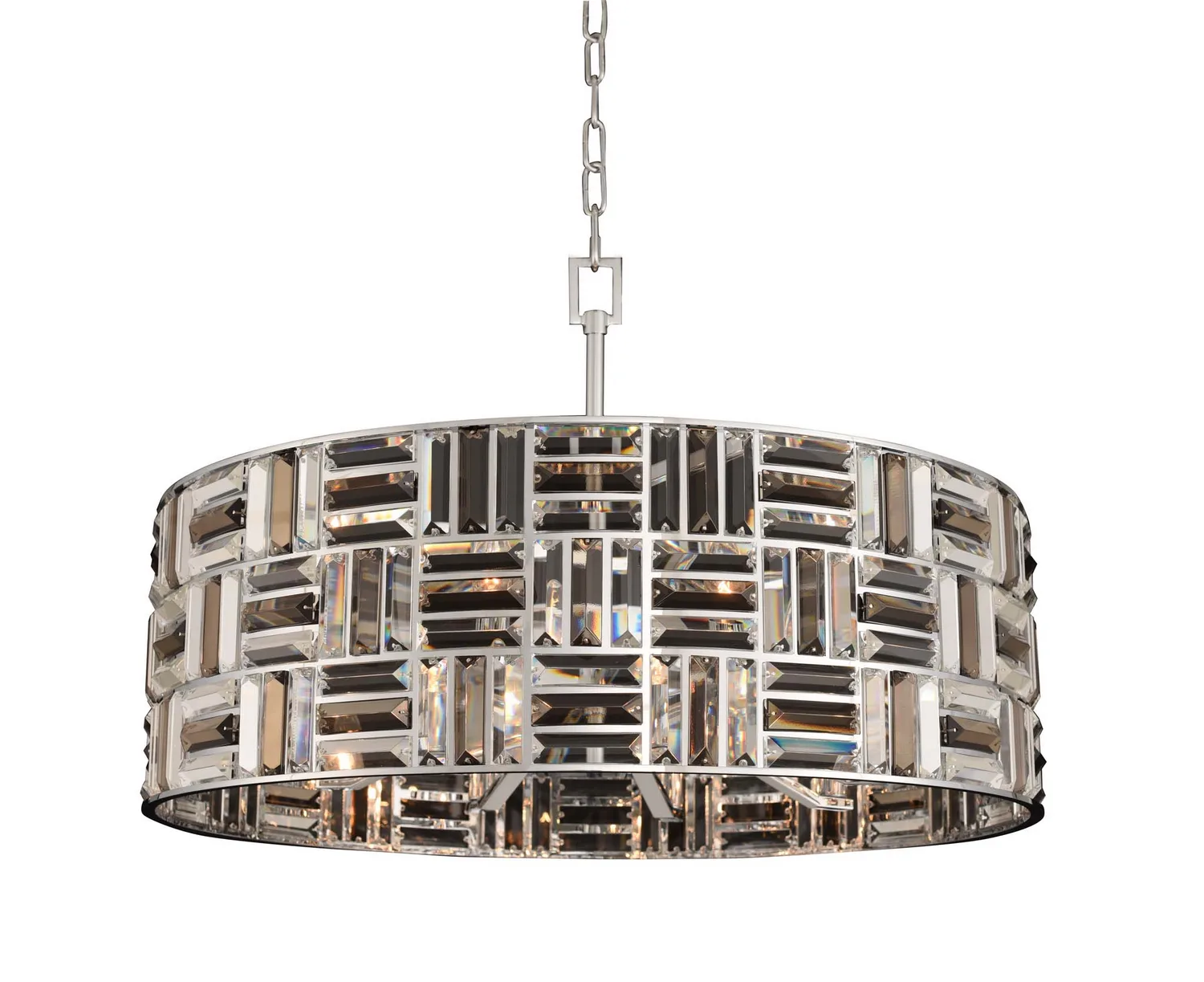 Modello Eight Light Pendant in Chrome