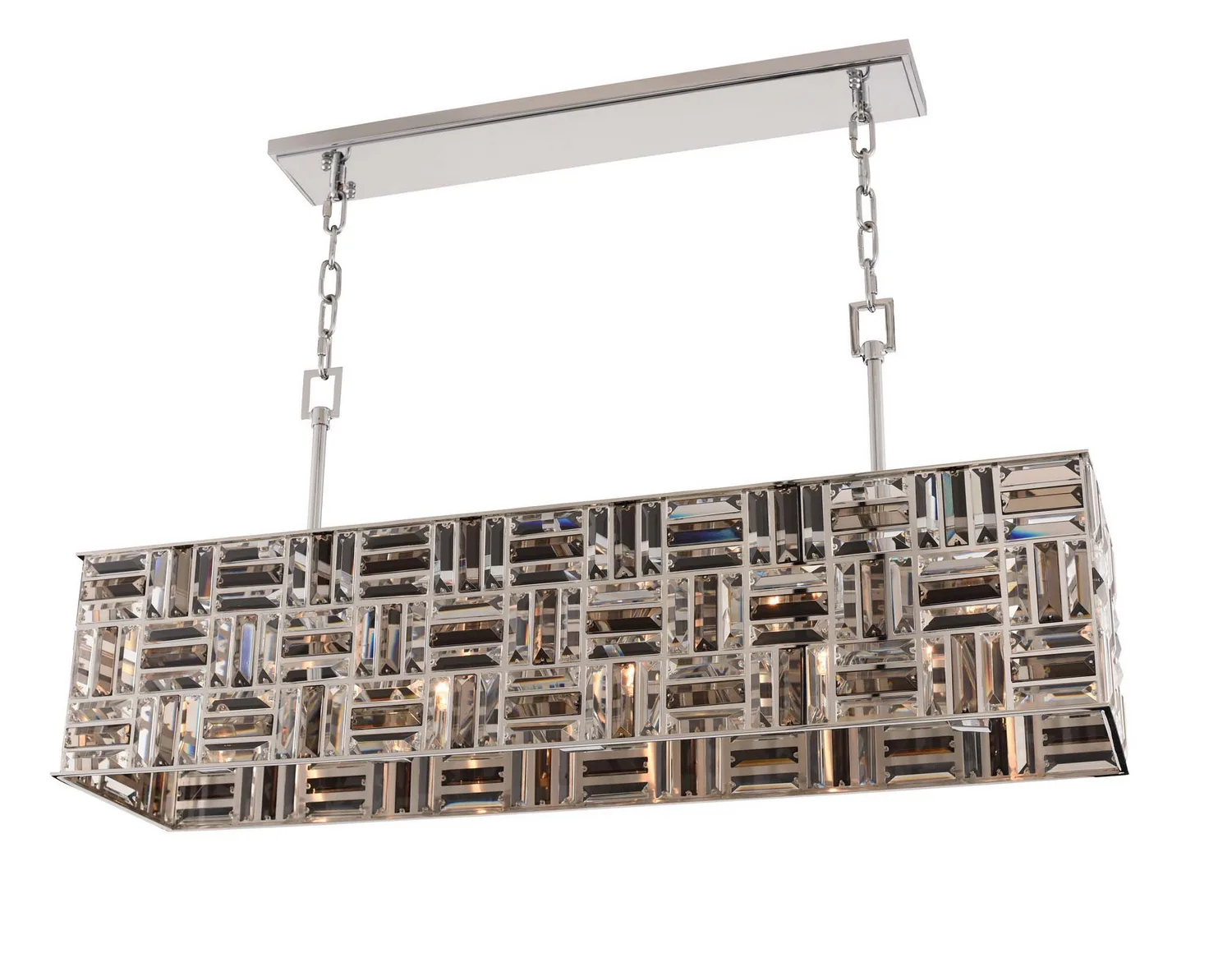 Modello Five Light Island Pendant in Chrome