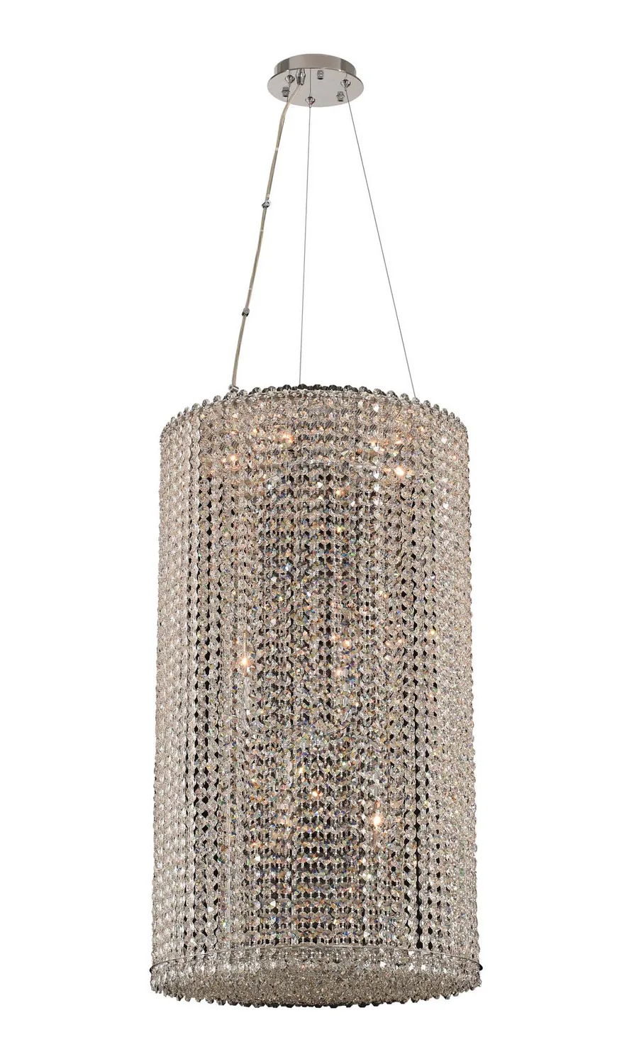 Torre 12 Light Foyer Pendant in Chrome