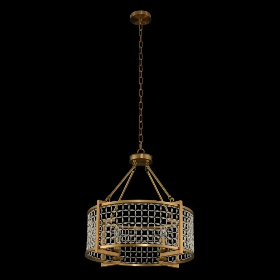 Verona 24" Crystal Mesh Pendant