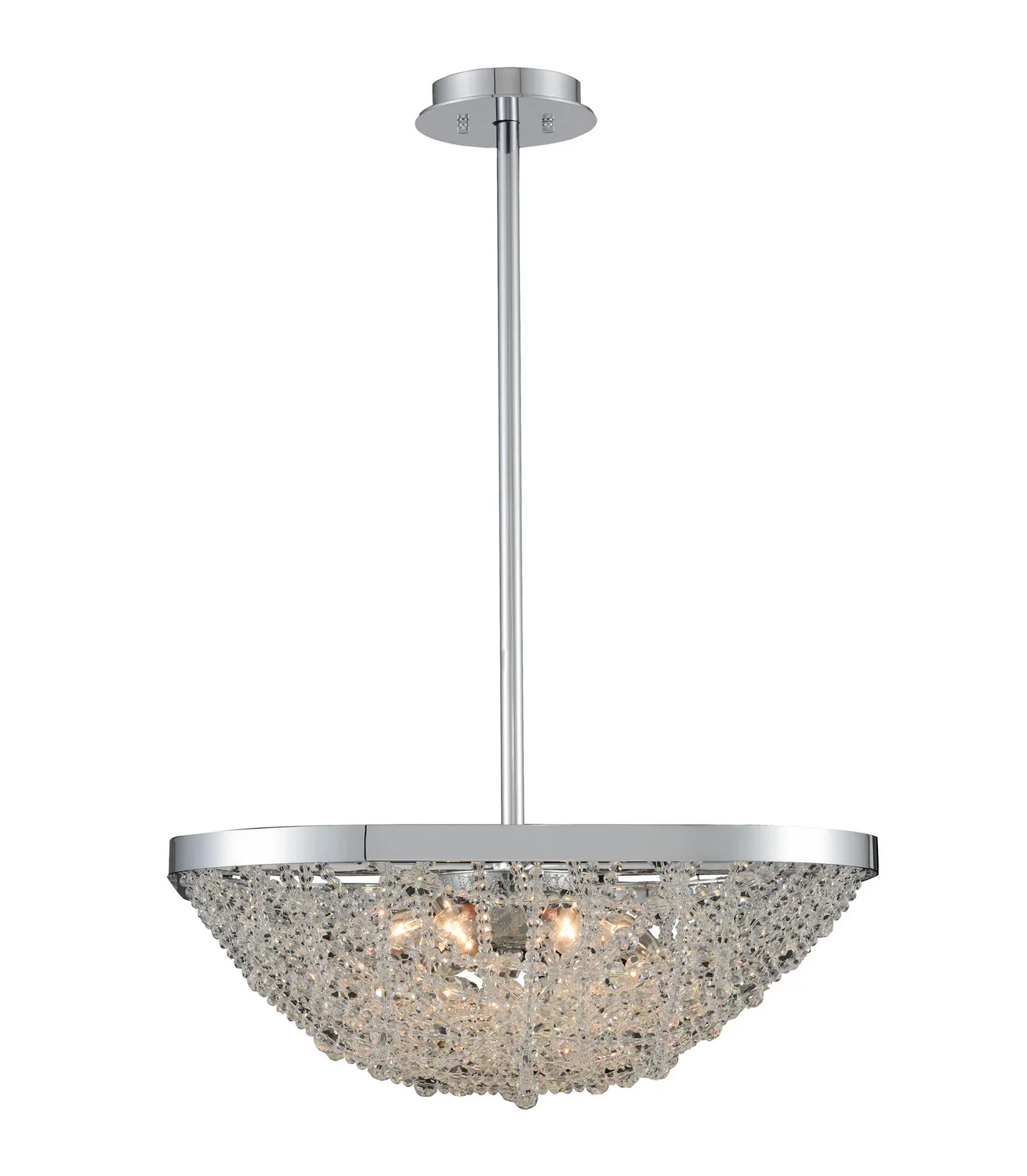 Lana Six Light Pendant in Chrome