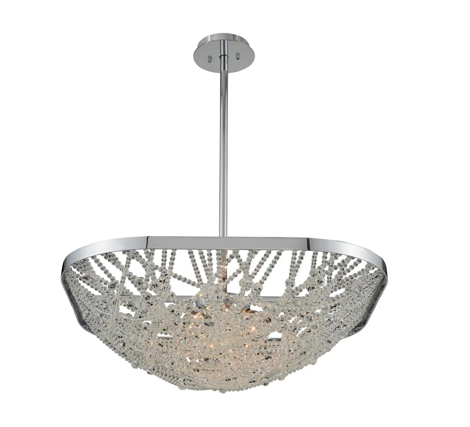 Lana Six Light Pendant in Chrome