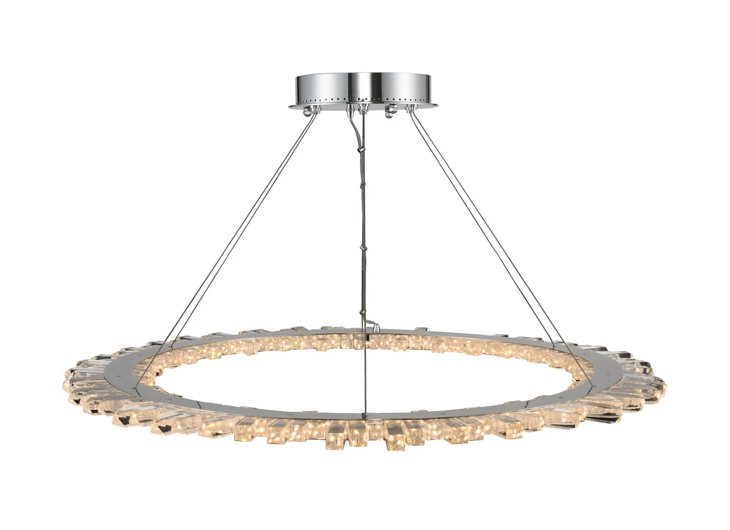Quasar LED Pendant in Chrome
