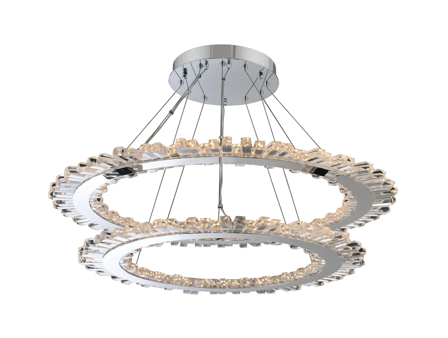 Quasar LED Pendant in Chrome