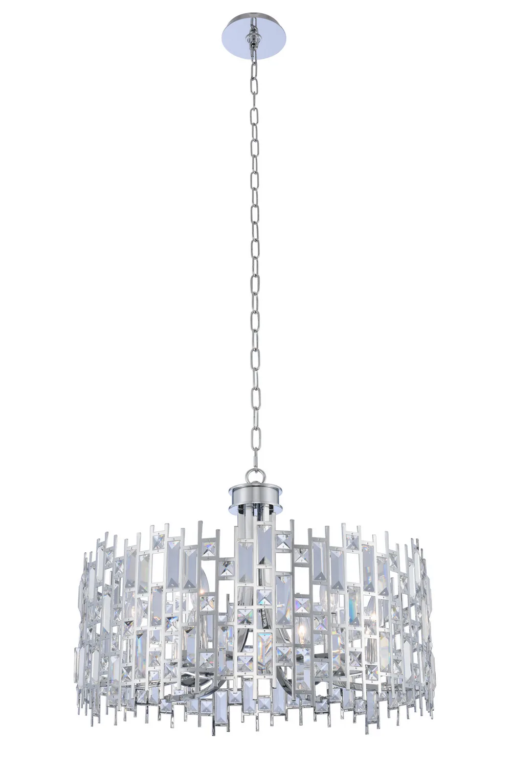Fonseca Six Light Pendant in Chrome