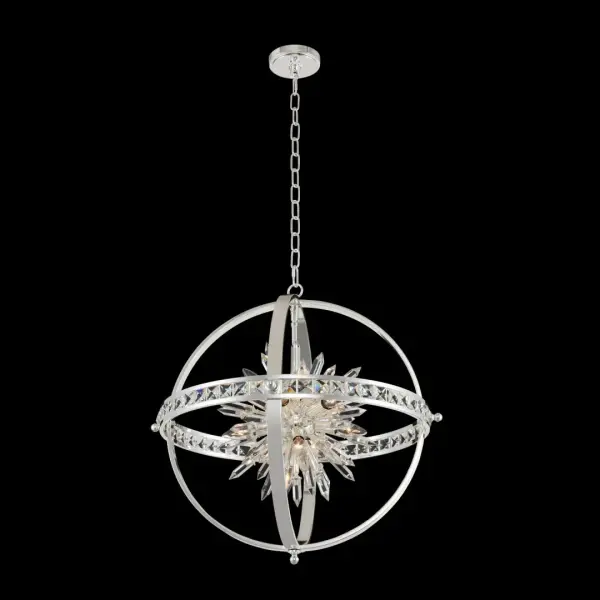 Stunning Crystal Sputnik Orb Makes a Bold Modern Statement