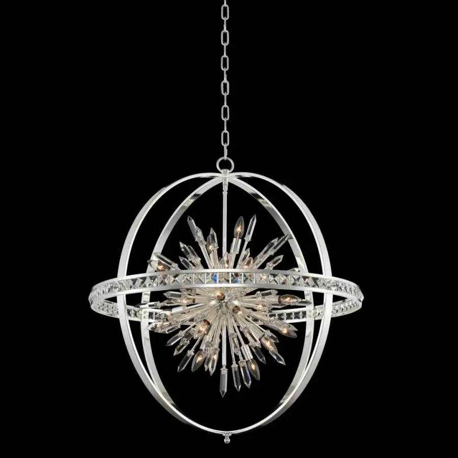 Stunning Crystal Sputnik Orb Makes a Bold Modern Statement
