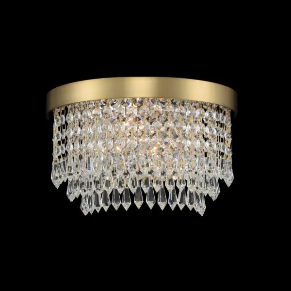 Tavo 2-Light Wall Sconce in Winter Brass